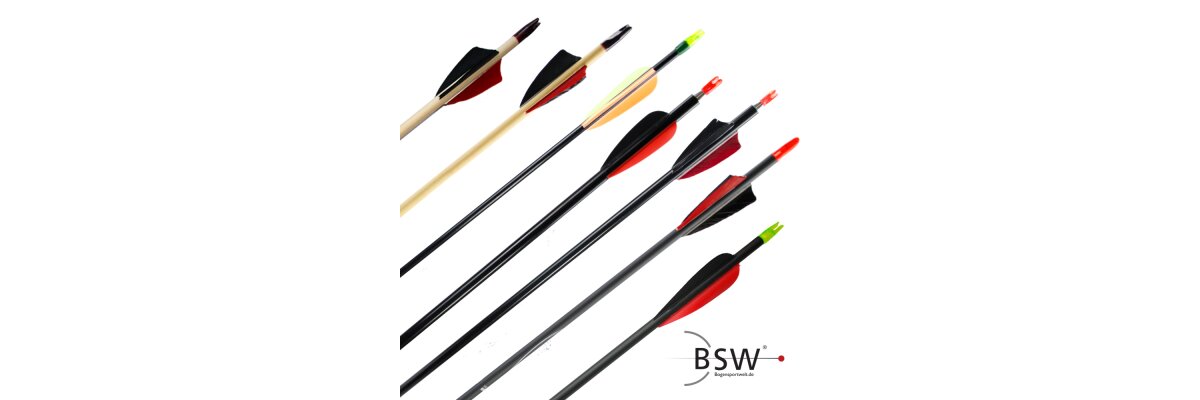 Arrows with vanes - length: 24 inches