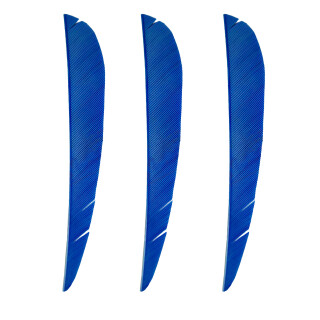 SPHERE Speed Feather Natural feather - 5 inch - Parabol | Colour: Blue