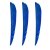 BSW Speed Feather Naturfeder - 5 Zoll - Parabol | Farbe: blau