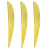 SPHERE Speed Feather Natural feather - 5 inch - Parabol | Colour: Gold