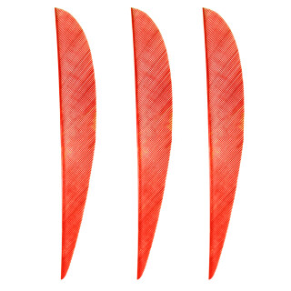 SPHERE Speed Feather Natural feather - 5 inch - Parabol | Colour: Orange