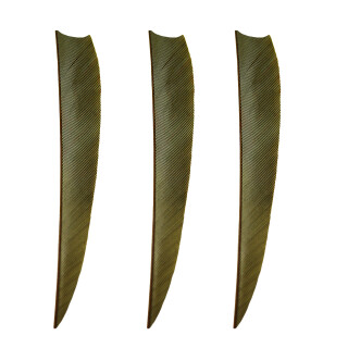 SPHERE Speed Feather Naturfeder - 5 Zoll - Shield | Farbe: bark