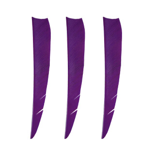 SPHERE Speed Feather Naturfeder - 5 Zoll - Shield | Farbe: lila
