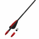 !!TIP!! TropoSPHERE Fibreglass Arrow with Standard Fletching - 24 inches