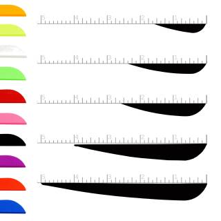 AAE ELITE P-Fletch - Vane | schwarz | 1,6 Zoll