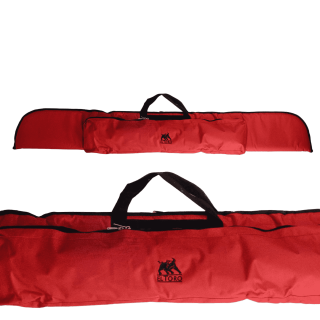 elTORO Recurvebogentasche mit aufgesetzter Tasche bis 62 Zoll - rot