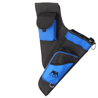 elTORO Quiver SPORT DELUXE 1 with 2 Bags and 3 Tubes - Blue