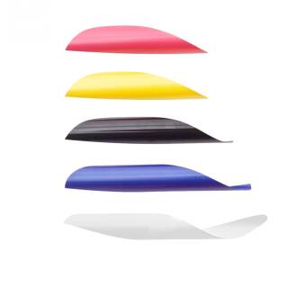 SPIN-WING Original Vanes - 2-3/16"| Left Hand | Colour: Red - 50 Pieces