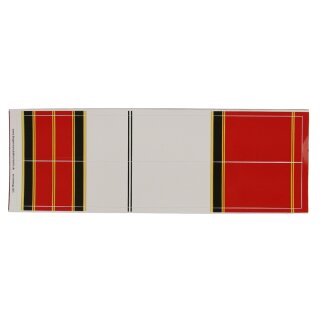 Arrow Wraps | Design 305 - Crown Dip - Length: 8 inches | Colors: Red with White, Black, Gold - 2 Pieces