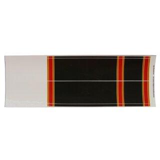 Arrowwraps | Design 401 - Crown Dip - Länge: 8 Zoll | Farben: schwarz mit weiß, rot, gold - 2er Pack
