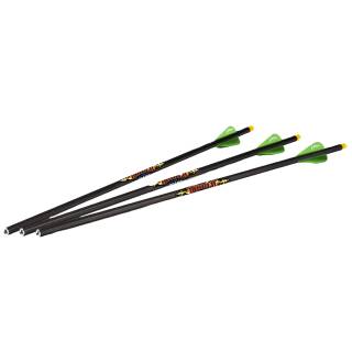 Crossbow bolt | EXCALIBUR Diablo Illuminated Carbon - 18 inch - with Lumenok - Pack of 3 | DRAKE Assassin Broadhead - 100gr