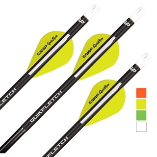 NAP Quikfletch Quikspin - 2 inches Vanes - Green-Green-White