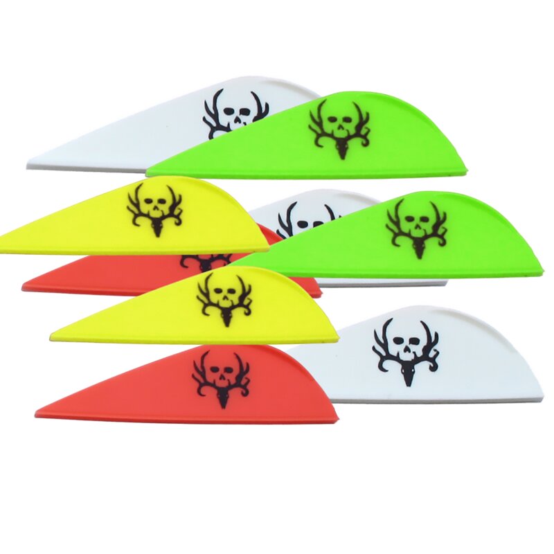 NAP Quikspin Vanes - Bone Collector - 2 inches - various Colors - 36 Pieces