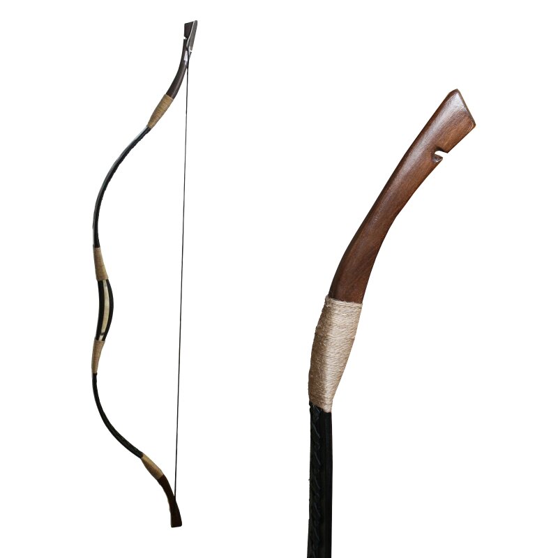Longbowmaker Hungarian Style Handmade Longbow Flagella Recurve Horsebow Archery 20-110LBS H1 