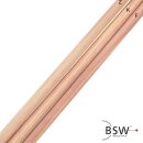 Shaft finish: Light Rose Red (972)