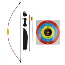 Kid&acute;s Bow Set Longbow KIDSBOW | 112 cm - 15 lbs (for kids aged 7 or older)