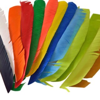 GATEWAY Natural feather unicoloured - right-wound | Black | other shapes and lengths