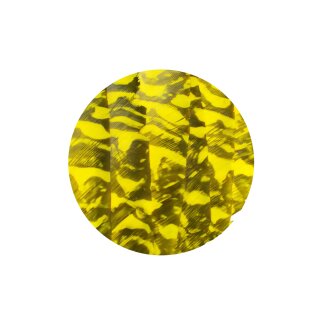 TRUEFLIGHT Naturfeder Camo | Sunshine Yellow | volle Länge - ungestanzt
