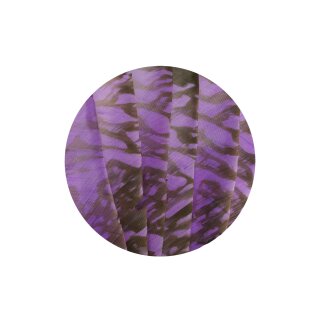 TRUEFLIGHT Naturfeder Camo | Royal Purple | volle Länge - ungestanzt