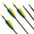 Complete Arrow | ECO - Fiberglass Arrow with Feathers | 30 inches