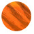 GATEWAY Natural feather Barred - striped - right-wound | Barred Orange | Parabol | 3 inch