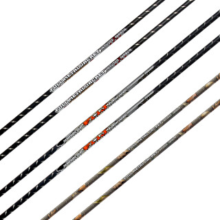 Schaft | EASTON Full Metal Jacket (FMJ) - Aluminium-Carbon - inkl. Insert und X-Nocke | Black | Spine 500 | volle Länge - ungekürzt