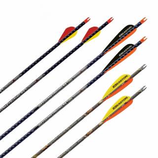 Complete Arrow | EASTON Full Metal Jacket (FMJ) - Aluminium-Carbon | Black | Spine 500