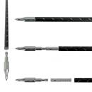 Complete Arrow | EASTON Full Metal Jacket (FMJ) - Aluminium-Carbon | Black | Spine 500