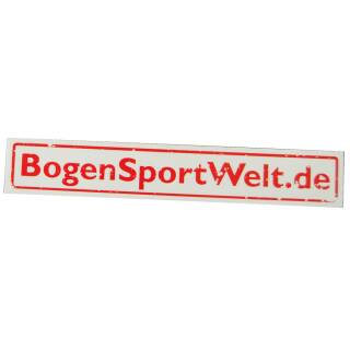 abwaschbares Tattoo - BogenSportWelt.de - 102x38 mm