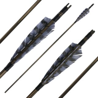 Complete Arrow | BSW Medieval Nottingham - Type of Wood: Spruce - Ø 5/16 inches