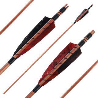 Complete Arrow | BSW Chestnut Deluxe - Tre Red | Type of Wood: Spruce - Ø 5/16 inches