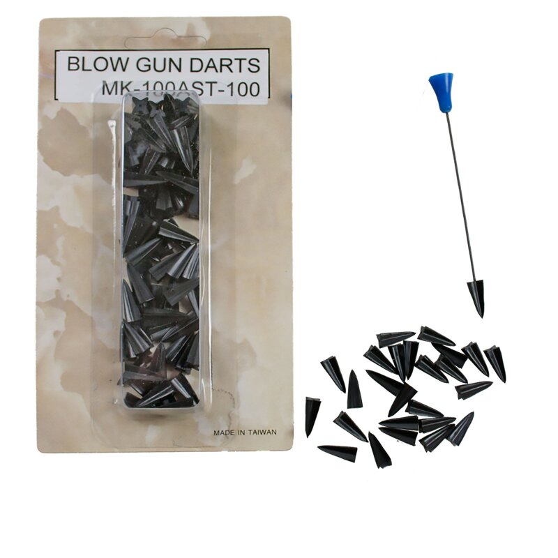 Dart Attachment for Blowgun Needles - 100 Pieces