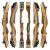 [SPECIAL] SET DRAKE Wild Honey - Take Down - 62-70 inches - Recurve Bow - 18-38 lbs