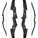 DRAKE Black Raven - 58 inches - 25-60 lbs - Take Down Recurve Bow