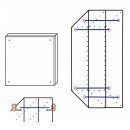 STRONGHOLD Schaumscheibe - Black Edition - Max - bis 80 lbs | Gr&ouml;&szlig;e: 60x60x30cm