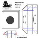 STRONGHOLD Schaumscheibe Switch bis 60 lbs | Gr&ouml;&szlig;e S [60x60x20cm] + optionales Zubeh&ouml;r