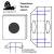 STRONGHOLD Foam Target Switch up to 60 lbs | Size S [60x60x20cm] + optional Accessories