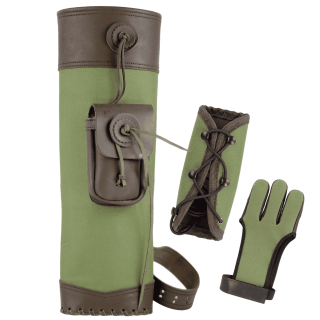 [SPECIAL] elTORO Horrido Line Set - Armschutz, Rückenköcher und Handschuh (Größe S)