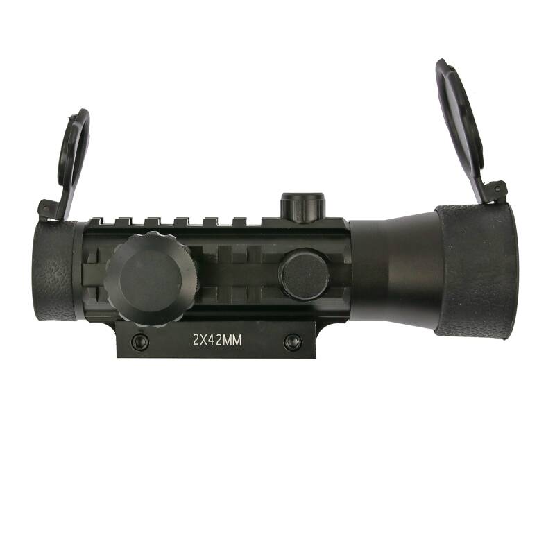 OPTACS 2x42 - inkl. Rot/Grn-Beleuchtung - Leuchtpunktvisier