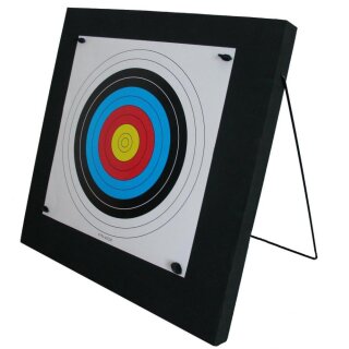 STRONGHOLD Foam Target Junior - 60x60x4.5 cm - up to 20 lbs - incl. Stand, Target Nails and Target Face