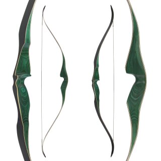 JACKALOPE - Malachite - 60 inches - One Piece Recurve Bow - 30-60 lbs