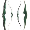 JACKALOPE - Malachite - 60 inches - One Piece Recurve Bow...