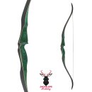 JACKALOPE - Malachite - 60 inches - One Piece Recurve Bow - 30-60 lbs