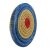 Runde Strohscheibe Deluxe - Zielscheibe Ø 60cm | Farbe: blau-rot