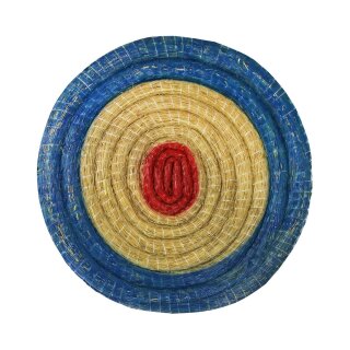 Round Straw Target Deluxe - Target Ø 80cm - Thickness: 12cm | Colour: Blue-Red [*]