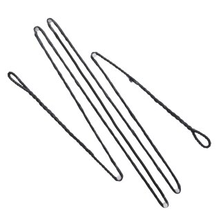 JACKALOPE Flash Speed String - Flemish spliced | Longbow | 60 inches | Obsidian