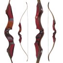 JACKALOPE - Red Beryl - 62 inches - Refined Recurve Bow...