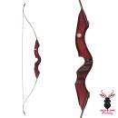 JACKALOPE - Red Beryl - 62 inches - Refined Recurve Bow Take Down - 20-50 lbs