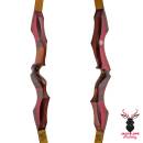 JACKALOPE - Red Beryl - 62 inches - Refined Recurve Bow Take Down - 20-50 lbs