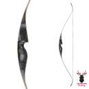 JACKALOPE - Obsidian - 62 inches - One Piece Recurve Bow - 20-50 lbs